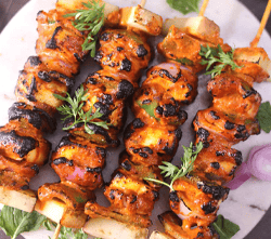 chaap tikka sizzler